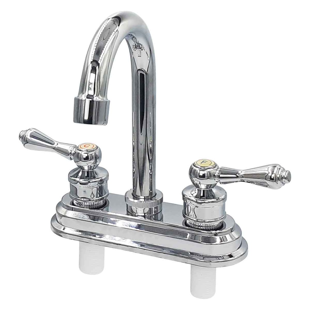 MEZCLADORA DE ABS P/BAR C/CUBIERTA Y MANERALES PALANCA C/CERAMICO ACABADO CROMO FONTANERY