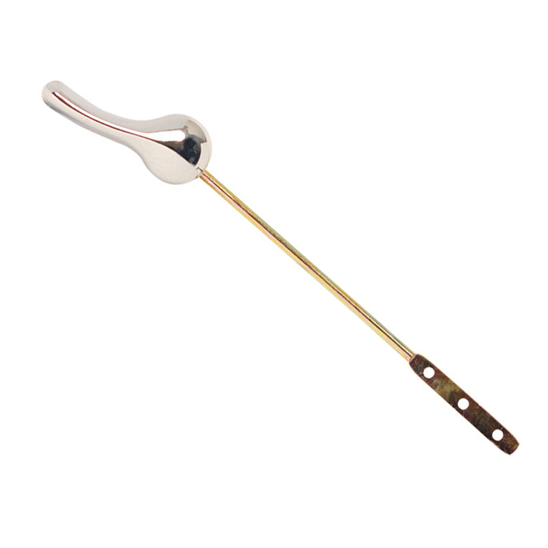 PALANCA MANIVELA PARA WC CON TUERCA PLASTICA Y VARILLA METALICA CROMO RUGO