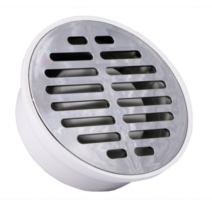 COLADERA (CIFA) DE PVC UNIVERSAL REJILLA CROMADA INRECO