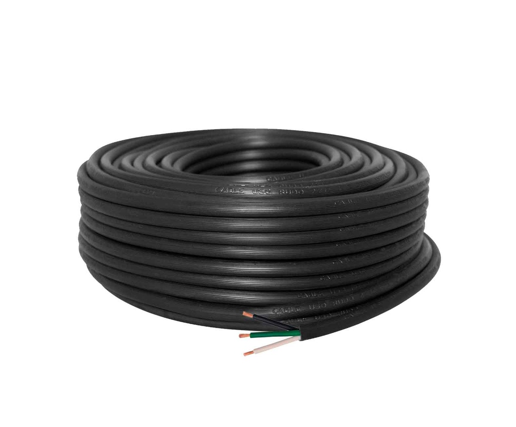 CABLE USO RUDO ST CDC 3X10 ES 30M (ROLLO MENOR) NEGRO CDC
