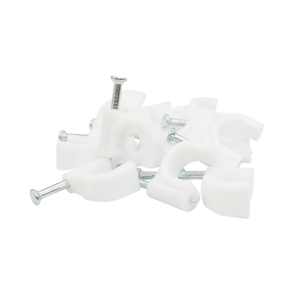 GRAPA CABLE REDONDO 12 MM BOLSA CON 20 PZS LION TOOLS