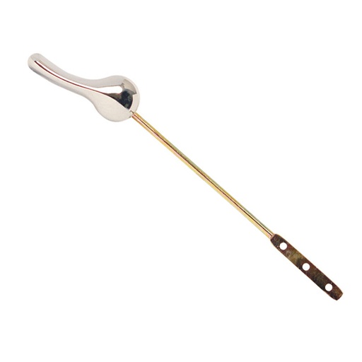 [60IP] PALANCA MANIVELA PARA WC CON TUERCA PLASTICA Y VARILLA METALICA CROMO RUGO