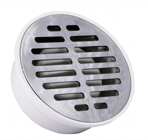 [IHSC01] COLADERA (CIFA) DE PVC UNIVERSAL REJILLA CROMADA INRECO