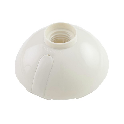 [92-1468] PORTALAMPARA TIPO ITALIANO COLOR MARFIL YEILITE