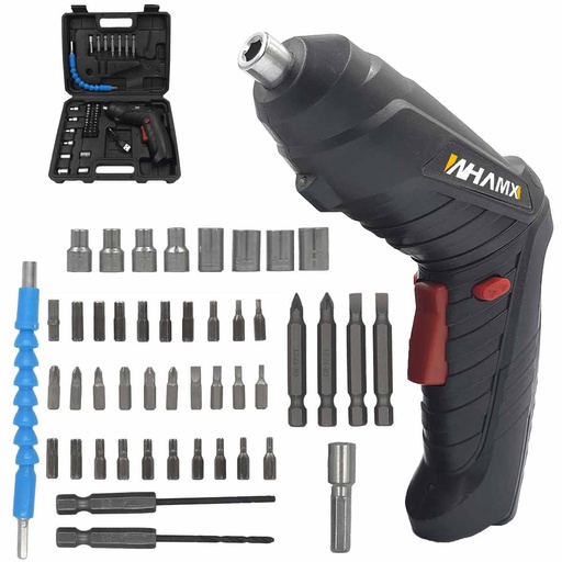 [WM-LSD-1] SET DE MINI DESTORNILLADOR 18 ACCESORIOS 5.6V 3.5N/M WHAMX