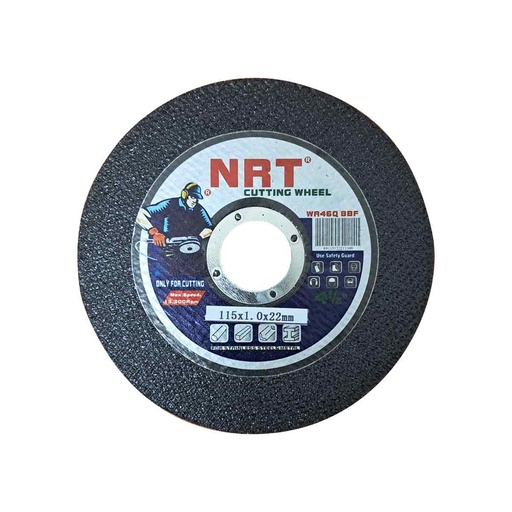 [C115X1X22] DISCO DE CORTE DE METAL Y ACERO INOXIDABLE 4 1/2” (115MM) X 1.0MM X 7/8” (22MM) NRT