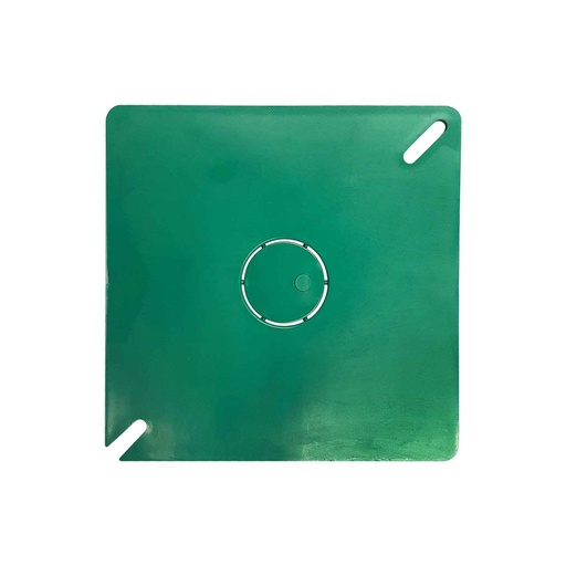 [RCP4X4T] TAPA VERDE REGISTRO CUADRADO PLASTICO 4X4