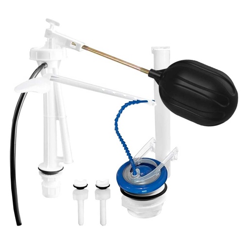 [2724] JUEGO DE HERRAJES ZERO FUGAS CON FLEXI-SAPO Y VALVULA DE 8.5" FLEXIMATIC