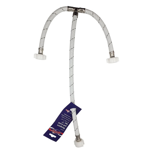 [4157] MANGUERA POLI-ACETAL TIPO "Y" 1/2" X 1/2" X 1/2" 55CM FLEXIMATIC