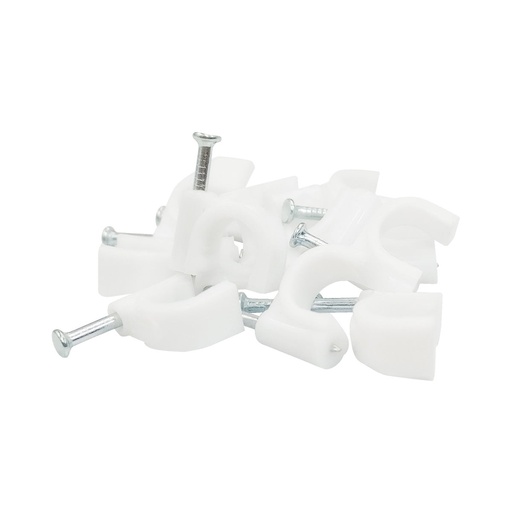 [1409-LT] GRAPA CABLE REDONDO 12 MM BOLSA CON 20 PZS LION TOOLS