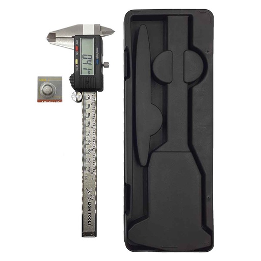 [2873] CALIBRADOR DIGITAL VERNIER 6" STD Y MM LION TOOLS